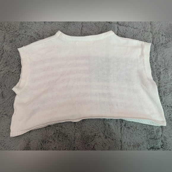 Altar'd State White and Red American Flag Sweater - Picture 2 of 4